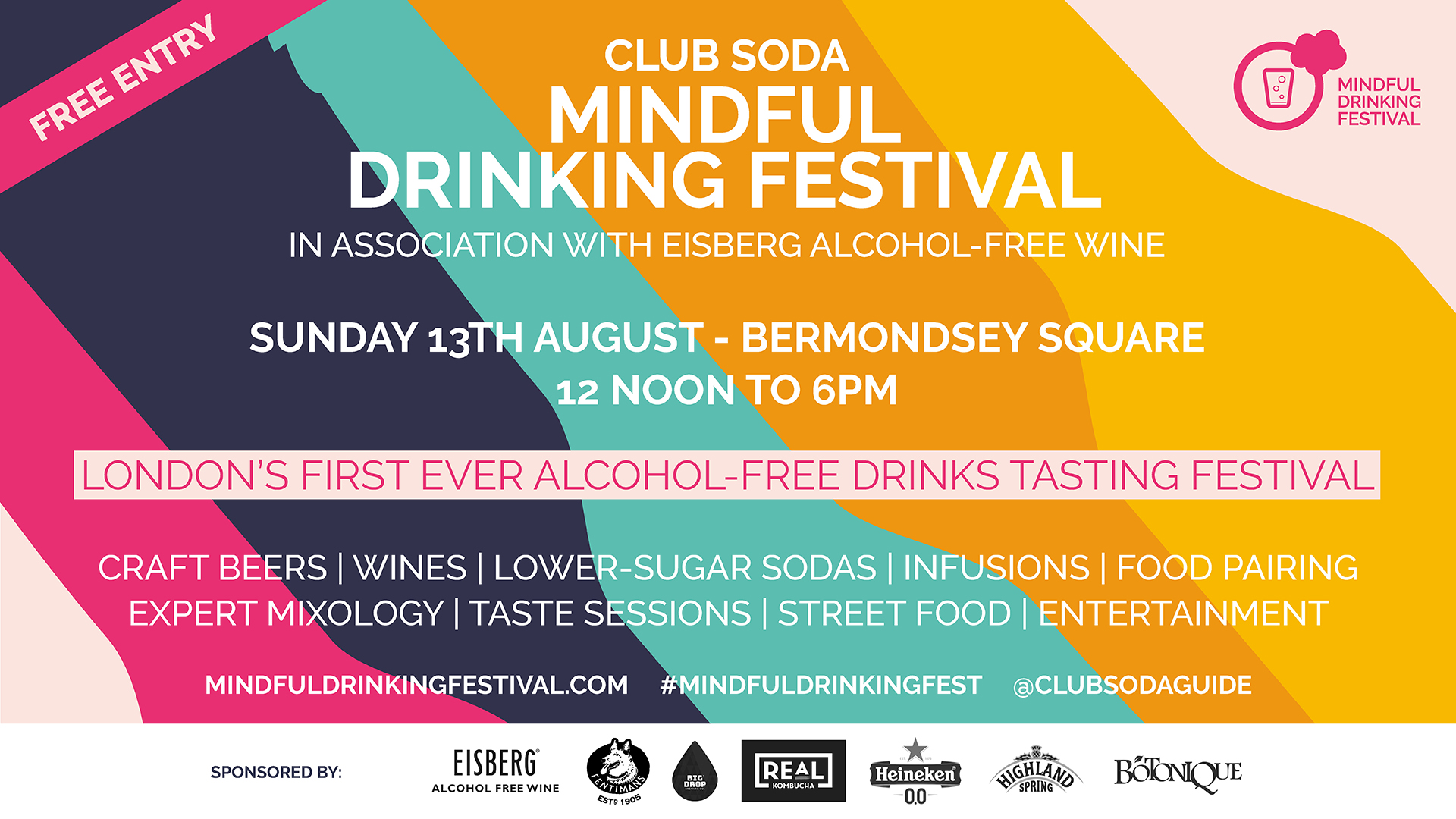 Mindful Drinking Festival Everything in Moderation. Except Flavour.