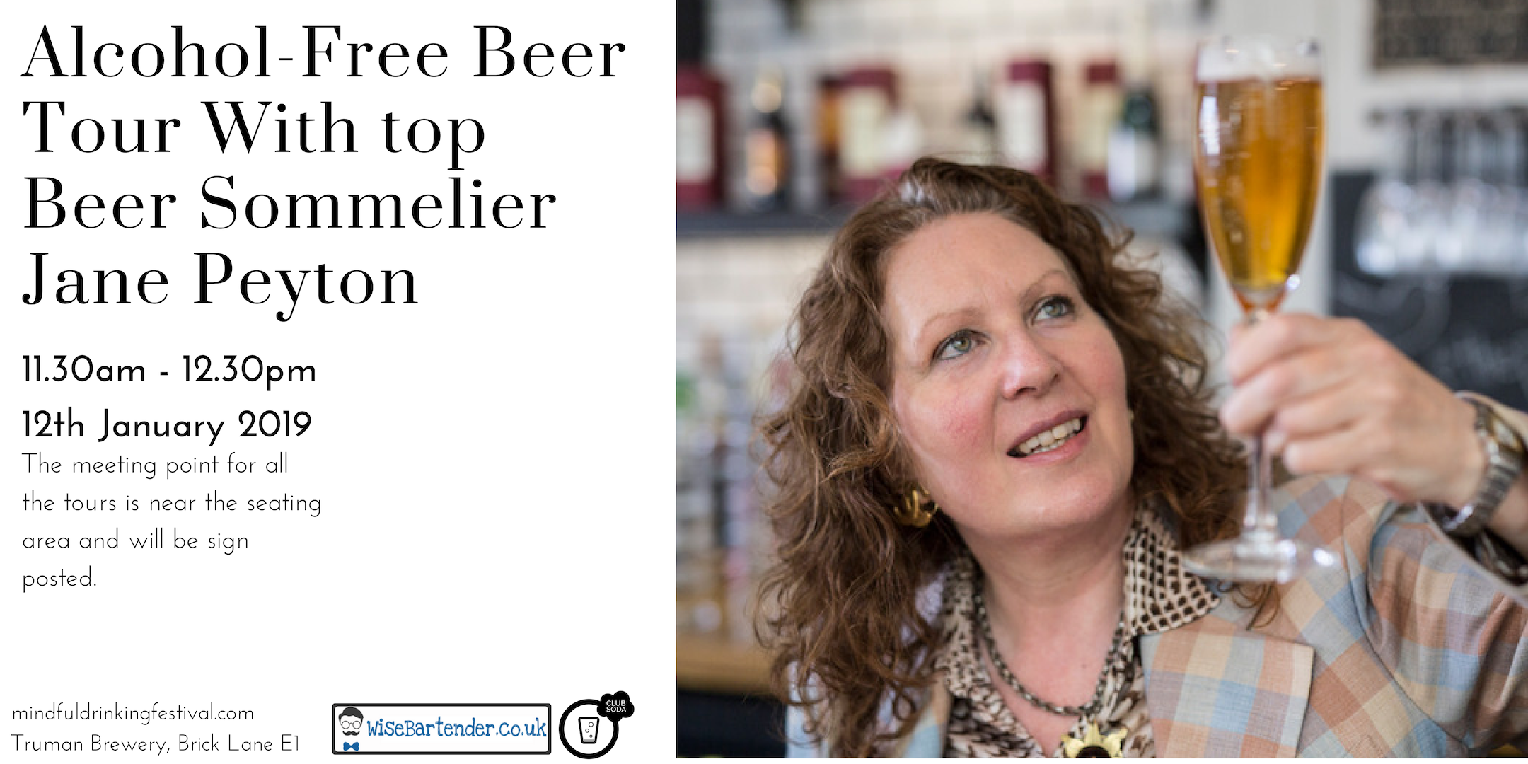 Alcohol-Free Beer Tour With top Beer Sommelier Jane Peyton 